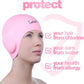 3D Swim Caps - Ear Protection Swimming Cap for Women & Men - Silicone, Waterproof - Fits Long & Short Hair - Adult & Youth