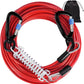 Snagle Paw Dog Tie Out Cable 30FT-1000LBS Break Strength,Heavy Duty Dog Leads for Yard with Shock Absorbing Spring & Swivel Hook,Long Leash Cable for Outdoor Tethering,Dog Line for Small Large Dogs