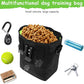 Dog Treat Pouches for Pet Training, Treat Pouches for Pet Training,Large Dog Treat Training Pouch and Dog Clicker,Dog Training Treat Pouch Built-in Poop Bag Dispenser-Black Pattern.