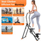 Stair Stepper with Adjustable Resistance for Home Cardio Workout,Upgraded Vertical Climber Machine Full-Body Workout,Compact Folding Exercise Climber, Adjustable Handlebar & Pedals