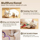 3 PCS Cotton Rope Cat Toys for Indoor Cats, Interactive Cat Rope Toys with Silvervine Fruit for Cats and Kittens, Handmade Pet Chew Toys for Teeth Cleaning