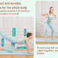 Figure 8 Resistance Band, Arm Back Shoulder Exercise Elastic Rope Stretch Fitness Band, Foot, Leg, Hand Stretcher, Arm Exerciser for Yoga Pilates Stretching Physical Therapy, Home Gym Workout