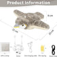 Cat Toys, Flapping Bird Cat Toy(No Flying), Interactive Catnip Toy with Springs & Catnip Bags, Chirping Noise Rechargeable Moving Wings Dog Cat Kitten Toys, Flappy Flying Pets Toy for Indoor