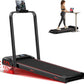 3-in-1 Portable Under Desk Treadmill, 17% Incline Walking Pad Treadmills for Home and Office, Folding Treadmill with 2.5 HP Quiet Brushless, 300 LBS Capacity