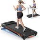 MERACH W50 Walking Pad Treadmills for Home, 12% Auto Incline, 400lbs Capacity, 3.5HP Supper Quiet Brushless, 16.5"x41.3" Spacious Running Belt, Under Desk Treadmill with Remote & LED