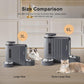 Gardner Pet Automatic Gravity Cat Food Feeder and Water Dispenser Stainless Steel Two-in-One Set Large Capacity Dispenser for Medium, Large Dogs, Puppies, Kittens, Rabbits-(1.6 Gallons x 2)