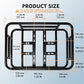 RAYMACE Rear Rack Bike Basket with Cargo Net and Liner Large Bicycle Basket Perfect Mount for Electric Bike