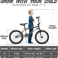 67i Boys BMX Bike 18/20 Inch Ages 8-12 Kids Bicycle with Front Rear U Brake Adjustable Seat Iron Fork 2.09" Wide Tires