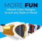 AqtivAqua Swimming Goggles, DX Wide View Swim Goggles for Adult Men Women, Anti Fog No Leaking