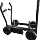 PS Sisyphos Push Sled - 8 Adjustable Levels of Resistance Plus Plate Loaded Weight Resistance, Workout Fitness Sled for Home Gym, Black