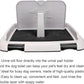 Indoor Dog Potty Tray - Miniature Poodle Pad Holder, Anti-Slide Plastic Potty for Small & Medium Dogs (Black)
