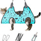 Dog&Cat Grooming Hammock - Pet Harness for Grooming Nail Trimming (XS 15lb), Dog Sling for Nail Clipping, Dog Hanging Holder for Cutting Nail with Nail Clippers