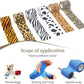 Pet Bandage 6 Rolls, Adhesive Bandage, Self Adhesive Bandage, First Aid Adhesive Gauze, for Horses, Dogs,Cats, Birds, Animals (Animals, 2 Inch (Pack of 6))