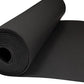 Playsafer Genaflex Rubber Gym Floor Mat - Heavy Duty Commercial Protective Gym Flooring Roll, 8mm Thick (4' X 20', Black)