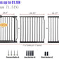 Extra Wide 76.4-81 Inch Large Baby Gates for Stairs, Doorways - No Drilling, Pressure Mounted Pet Gates for Kids & Dogs