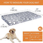 VANKEAN Stylish Dog Bed for Crate - Reversible Cool & Warm, Waterproof Inner, Firm Support, Machine Washable, XXL to Small, Grey