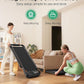 UREVO Strol 2E Smart 2-in-1 Folding Treadmill, Compact Walking Pad with Safety Handle, Plug and Play, Dual LED Display, Workout APP, Walking or Running for Home Office, Remote Included