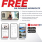 Sunny Health & Fitness Premium High-Intensity Smart Stepper Stair Climber, Commercial Grade, Cardio Workout Programs, Free SunnyFit App Bluetooth Connection, 350-400 LB Weight Capacity