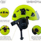 UNINOVA Arborist Helmet Forestry Helmet Chainsaw Helmet with Visor and Earmuffs,OSHA Safety Hard Hat Helmet for Logging Trimming Mowing Climbing Tree Service Garden Work