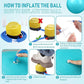Leyndo 4 Pcs 26 Inch Yoga Exercise Ball Pilates Pregnancy Birthing Fitness Ball with Quick Pump Anti Burst for Improved Posture, Balance, Yoga, Pilates, Training