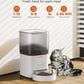 WOPET Automatic Cat Feeder, WiFi Dog Feeder with APP Control for Remote Feeding, Automatic Cat Food Dispenser with 10S Voice Record,1-10 Meals Per Day for Cats and Dogs