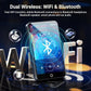 96GB MP3 Player with Bluetooth and WiFi, MECHEN Android 13 OS MP3 & MP4 Players with 4" Touchscreen and Speaker,Music Players with Spotify,Pandora, Audible, Amazon Music, Play Store