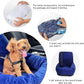 Dog Car Seat for Small Medium Dogs Up to 40lbs, Detachable Washable Soft Pet Booster Travel Bed for Front & Blue Seat with Safety Leash Belt
