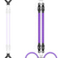 Multifunction Tension Rope, 2 Tubes Stretch Yoga Pedal Tension Strap, Adjustable Resistance, Tension Rope Fitness Equipment