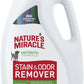 Nature’s Miracle® Stain & Odor Remover, Tough on Dog Urine, Feces, Vomit, Drool and Other Organic Stains and Odors, 1 Gallon
