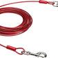 Amazon Basics Tie-Out Cable For Dogs Up to 56.7kg/914.4cm (Pack of 1), Red