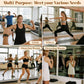 Home Gym Mirror - 3 PCS 16×56 inches, Large Frameless Wall Mounted Full Length Body Mirror for Dancing Studio, Exercise, Fineness, Yoga, Tempered Glass