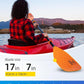 OCEANBROAD Kayak Paddle 86in/218cm, 90.5in/230cm Alloy Shaft 2-Piece Floatable Kayak Oar for Kayaking Canoeing Boating