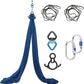 Aerial Silks Yoga Swing Set - 9/11 Yards Aerial Yoga Hammock Kit Anti-Gravity Flying for Fitness, Low/Non Stretch Nylon Tricot Fabric Hardware Included for Dance