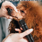 Casfuy Cordless Dog Paw Trimmer - Low Noise Small Dog Clippers with Double Blades USB Rechargeable Grooming Clipper for Dogs Cats and Small Pets for Trimming Hair Around Paws, Eyes, Ears, Face, Rump