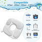 Cat Fountain Filters for 95 oz/2.8 Liter Automatic Pet Fountain Cat Fountain (12 Filters+12 Sponges)