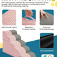 Dog Step for Bed, Dog Stair 5-Step 35D Pet Stair 22.8" H for High Bed or Sofa Non-Slip Balanced Pet Step Indoor, Pink