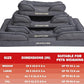 The Dog’s Bed, Orthopedic Standard Foam Waterproof Dog Bed with Standard Support, Large Grey with Black Trim, Waterproof, Supportive Dog Bed with Replaceable Covers, Veterinary Approved
