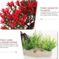 BESTOYARD Fish Tank Decor Artificial Plastic Bonsai Tree, Red Aquarium Ornament for Fish Tanks, 11.81 X 9.05 X 3.93 Inches