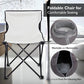 SereneLife Portable Sauna for Home, Infrared Sauna Tent with Heated Foot Pad and Folding Chair, Compact Personal Rejuvenation Sauna, Remote Control In-Home Spa, 38" x 32” - (Gray)