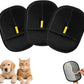3Pcs Electrostatic Pet Hair Cleaning Gloves, 2025 Pet Hair Remover Glove, Washable Reusable Dogs Cats Hair Gloves for Furniture Bed Sheets Couch Clothes Carpet Car Seat