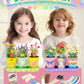 RGBDOT Kids Gardening Set Paint and Plant Stoneware Flower Growing Kit with 6 Pots and Gardening Tools Arts and Crafts for Kids Ages 8-12 Best Children’s Day Gift for Girls Boys Ages 5 6 7 8 9 10