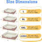 Orthopedic Washable Large Dog Bed - Dog Beds Large Sized Dogs with Removable Cover Waterproof Orthopedic Pet Bed XL Dogs Beds with Bolster