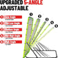 Baseball Rebounder Net 4x4.5FT - 5 Adjustable Angles Baseball Training Equipment for Ground, Line Drive & Fly Balls, Soccer Softball Volleyball Rebounder, Bounce Back Net with Hangbag