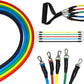 Resistance Bands, Resistance Band Set, Strength Training Fitness Bands, Exercise Bands for Men and Women, Resistance Bands with Handles, Door Anchor, for Shape Body and Home Workouts
