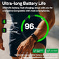 FITVII Looki-mini Fitness Trackers, Slim AMOLED Fitness Watch 2025 with 24/7 Heart Rate, Blood Pressure, Blood Oxygen, Stress Monitor, Step Calorie Counter, IP68 Waterproof Smart Watch for Women Men