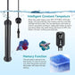hygger Marine Aquarium Heater 50W 100W 200W 300W 500W,Titanium Heater with Temperature Calibration,Digital LED Controller,Temperature Probe,Submersible Fish Tank Heater for Saltwater Freshwater Tank
