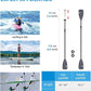 OCEANBROAD SUP Paddle - Adjustable Stand-Up Paddle for Paddleboard Kayak, Adjustable Aluminum Alloy Shaft with Reinforced Nylon Blades