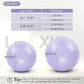 Yoga Ball Pregnancy Ball, 1.7mm Extra Thick Birthing Ball for Pregnancy, 600LB Anti-Burst Exercise Ball for Fitness, Balance, Physical Therapy, Non-Slip Stabil-ity Ball with Bump