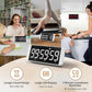 7.8'' Extra Large LED Kitchen Timer: 99H Countdown Countup with 3 Brightness, 5 Alarms & 4 Volume Levels, Magnetic Rechargeable Timer for Cooking, Classroom, Home Gym