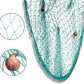 Rosoz Nature Fish Net Wall Decoration with Shells, Ocean Themed Wall Hangings Fishing Net Party Decor for Pirate Party,Wedding,Photographing Decoration (Aqua)